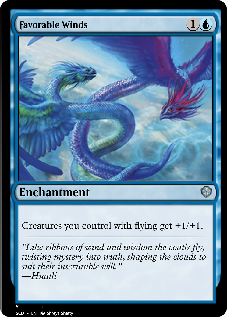 Favorable Winds [Starter Commander Decks] MTG Single Magic: The Gathering    | Red Claw Gaming