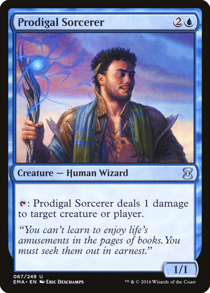 Prodigal Sorcerer [Eternal Masters] MTG Single Magic: The Gathering    | Red Claw Gaming