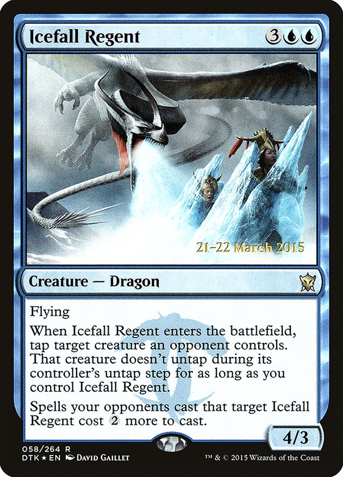 Icefall Regent [Dragons of Tarkir Prerelease Promos] MTG Single Magic: The Gathering    | Red Claw Gaming