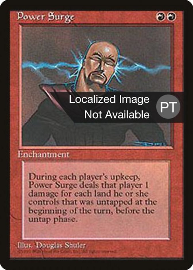 Power Surge [Fourth Edition (Foreign Black Border)] MTG Single Magic: The Gathering    | Red Claw Gaming