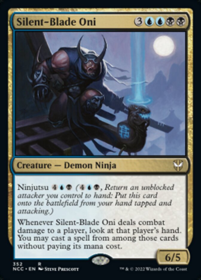Silent-Blade Oni [Streets of New Capenna Commander] MTG Single Magic: The Gathering    | Red Claw Gaming