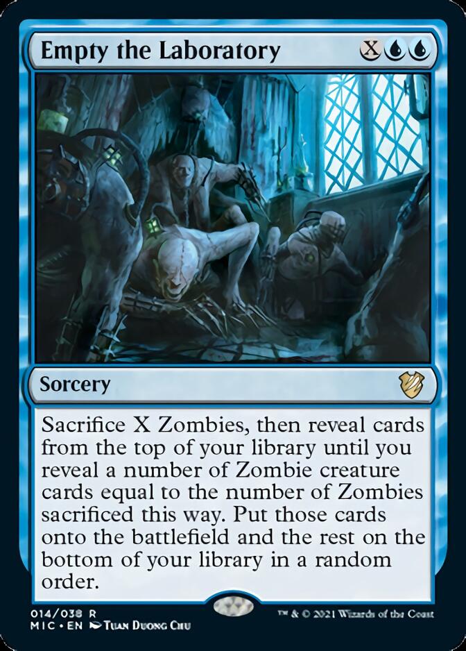 Empty the Laboratory [Innistrad: Midnight Hunt Commander] MTG Single Magic: The Gathering    | Red Claw Gaming