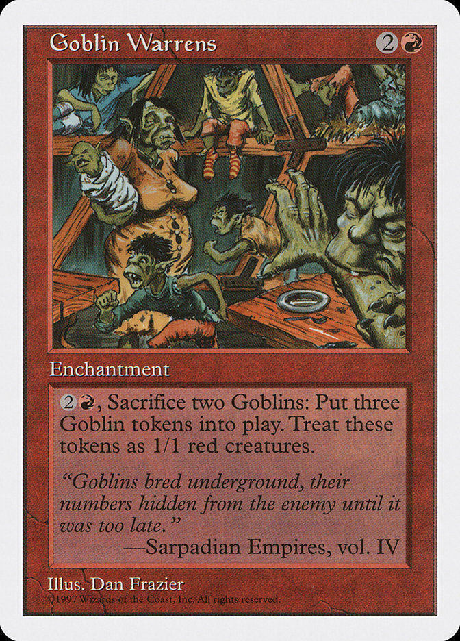 Goblin Warrens [Fifth Edition] MTG Single Magic: The Gathering    | Red Claw Gaming