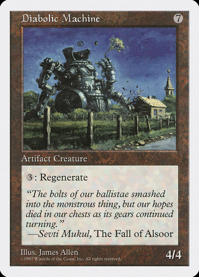 Diabolic Machine [Fifth Edition] MTG Single Magic: The Gathering    | Red Claw Gaming