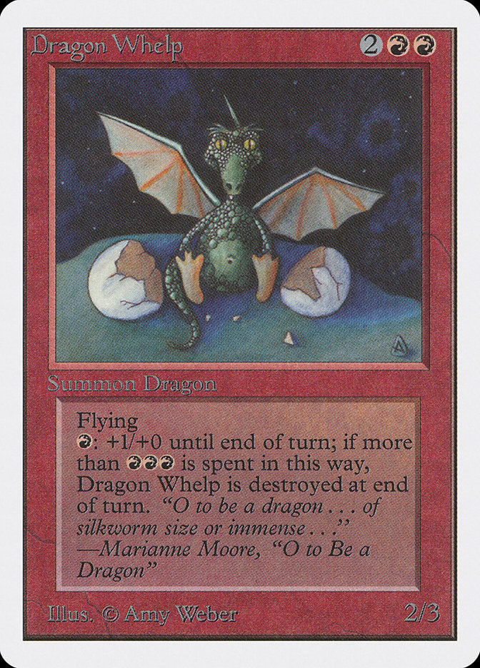 Dragon Whelp [Unlimited Edition] MTG Single Magic: The Gathering    | Red Claw Gaming