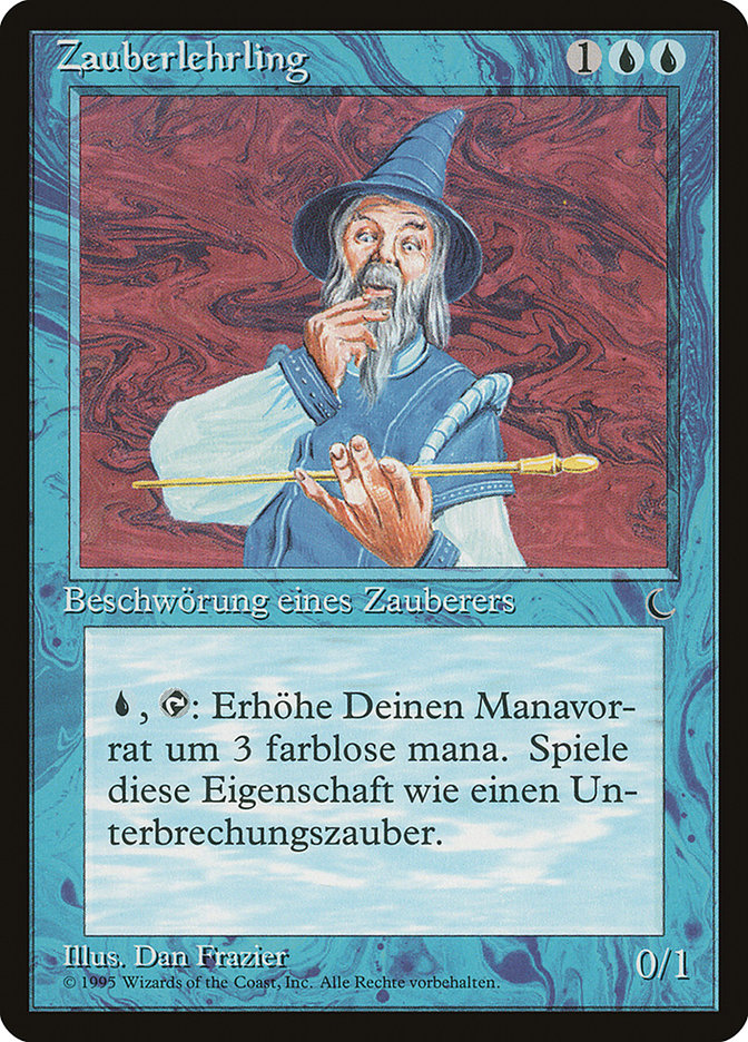Apprentice Wizard (German) - "Zauberlehrling" [Renaissance] MTG Single Magic: The Gathering    | Red Claw Gaming