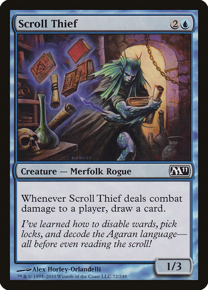 Scroll Thief [Magic 2011] MTG Single Magic: The Gathering    | Red Claw Gaming