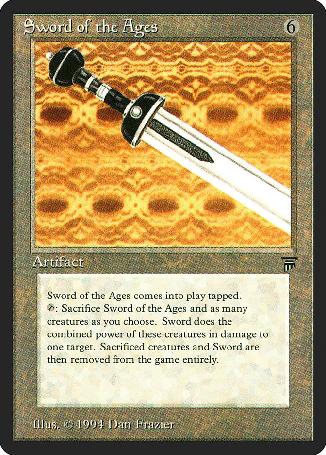 Sword of the Ages [Legends] MTG Single Magic: The Gathering    | Red Claw Gaming