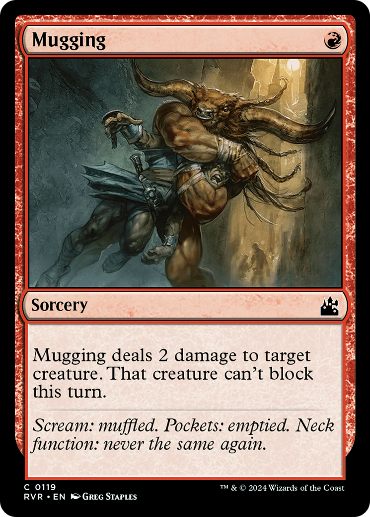Mugging [Ravnica Remastered] MTG Single Magic: The Gathering    | Red Claw Gaming