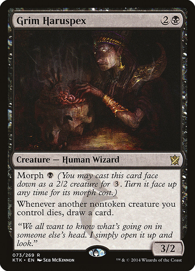 Grim Haruspex [Khans of Tarkir] MTG Single Magic: The Gathering    | Red Claw Gaming