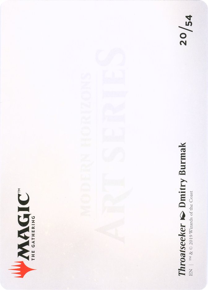 Throatseeker // Throatseeker [Modern Horizons Art Series] MTG Single Magic: The Gathering    | Red Claw Gaming