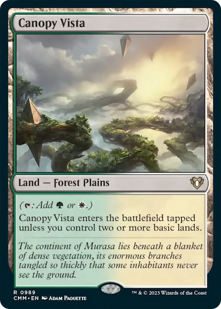 Canopy Vista [Commander Masters] MTG Single Magic: The Gathering    | Red Claw Gaming