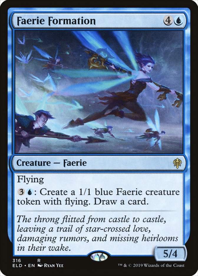 Faerie Formation [Throne of Eldraine] MTG Single Magic: The Gathering    | Red Claw Gaming