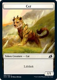 Cat // Human Soldier (003) Double-Sided Token [Ikoria: Lair of Behemoths Tokens] MTG Single Magic: The Gathering    | Red Claw Gaming