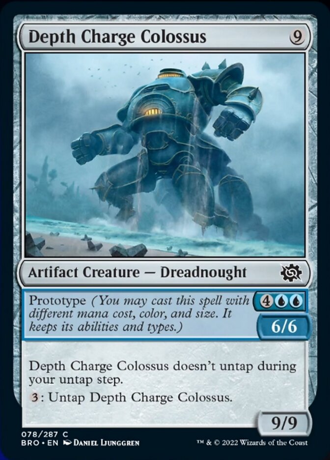 Depth Charge Colossus [The Brothers' War] MTG Single Magic: The Gathering    | Red Claw Gaming