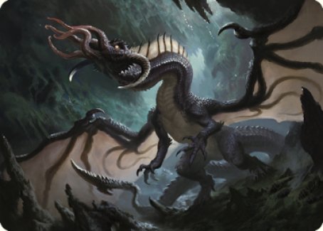 Brainstealer Dragon Art Card [Commander Legends: Battle for Baldur's Gate Art Series] MTG Single Magic: The Gathering    | Red Claw Gaming