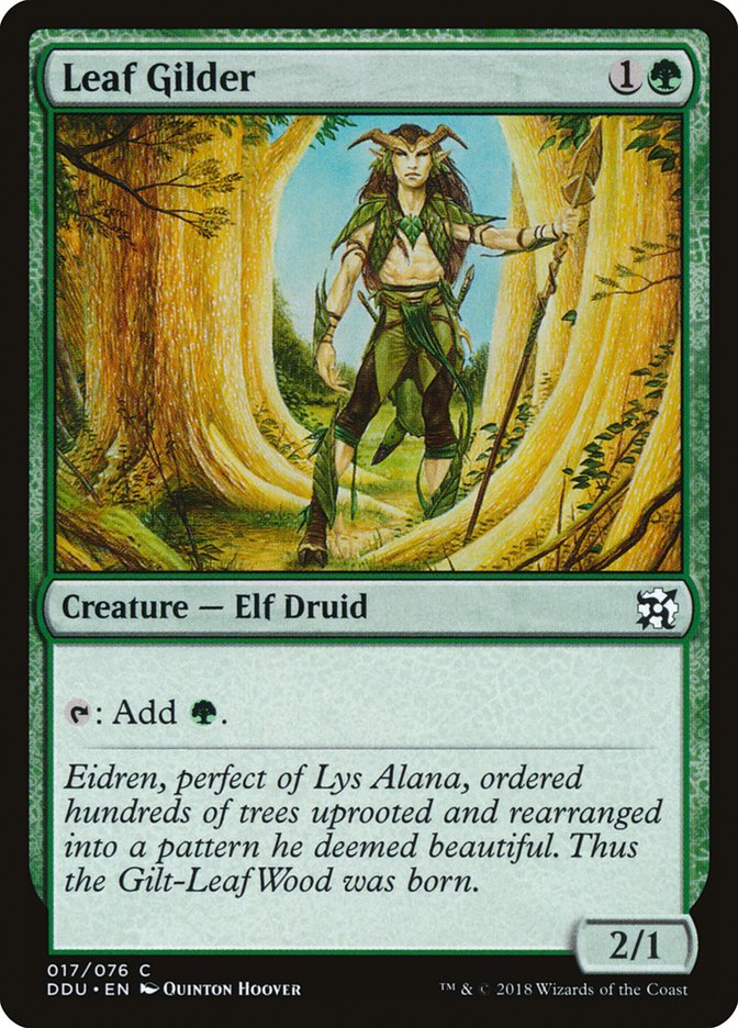 Leaf Gilder [Duel Decks: Elves vs. Inventors] MTG Single Magic: The Gathering    | Red Claw Gaming