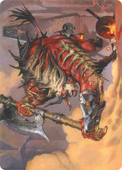 Spinehorn Minotaur // Spinehorn Minotaur [Modern Horizons Art Series] MTG Single Magic: The Gathering    | Red Claw Gaming