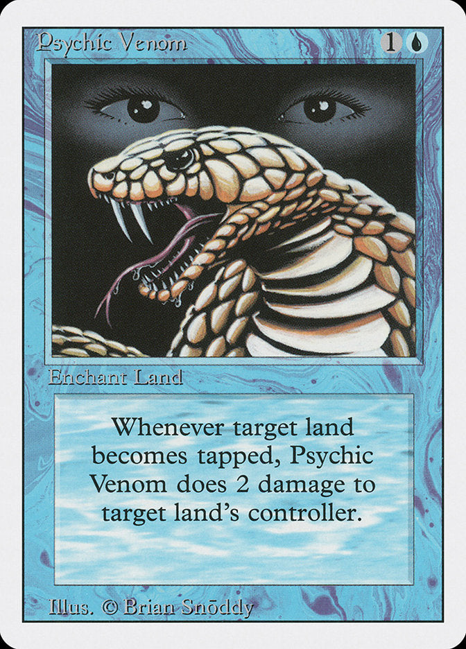 Psychic Venom [Revised Edition] MTG Single Magic: The Gathering    | Red Claw Gaming