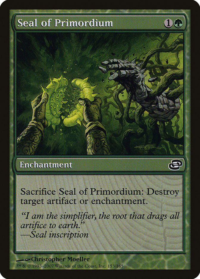 Seal of Primordium [Planar Chaos] MTG Single Magic: The Gathering    | Red Claw Gaming