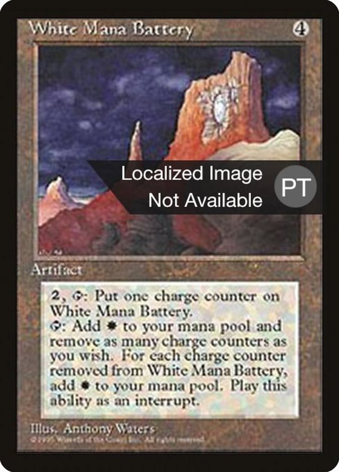 White Mana Battery [Fourth Edition (Foreign Black Border)] MTG Single Magic: The Gathering    | Red Claw Gaming