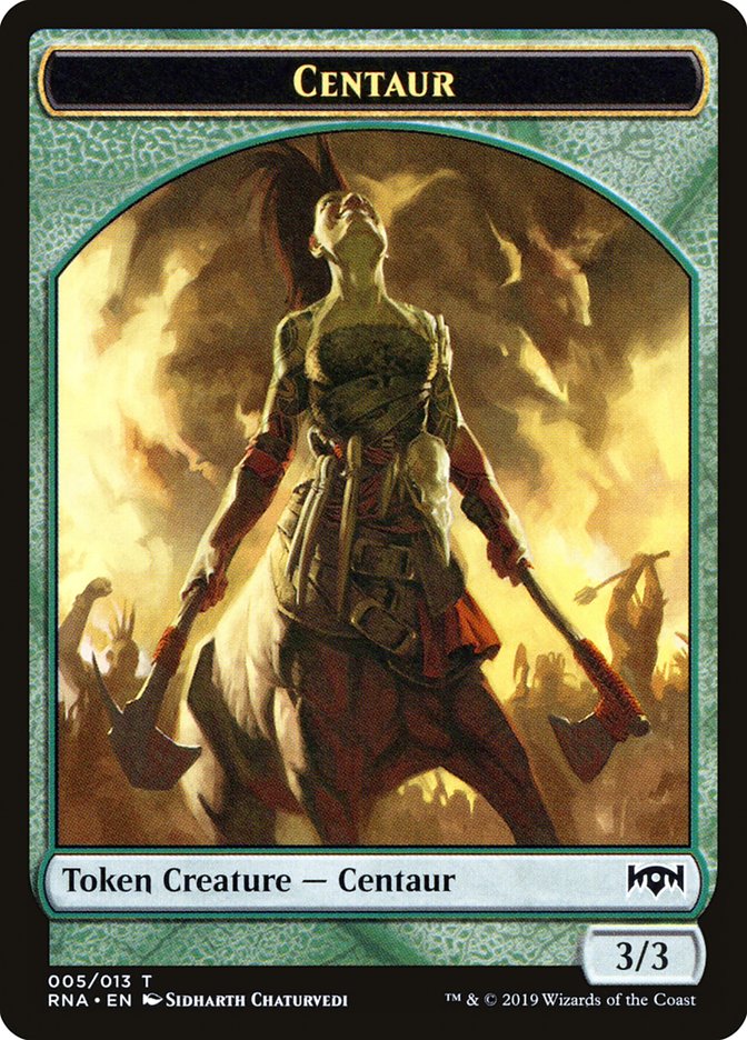 Centaur Token [Ravnica Allegiance Tokens] MTG Single Magic: The Gathering    | Red Claw Gaming