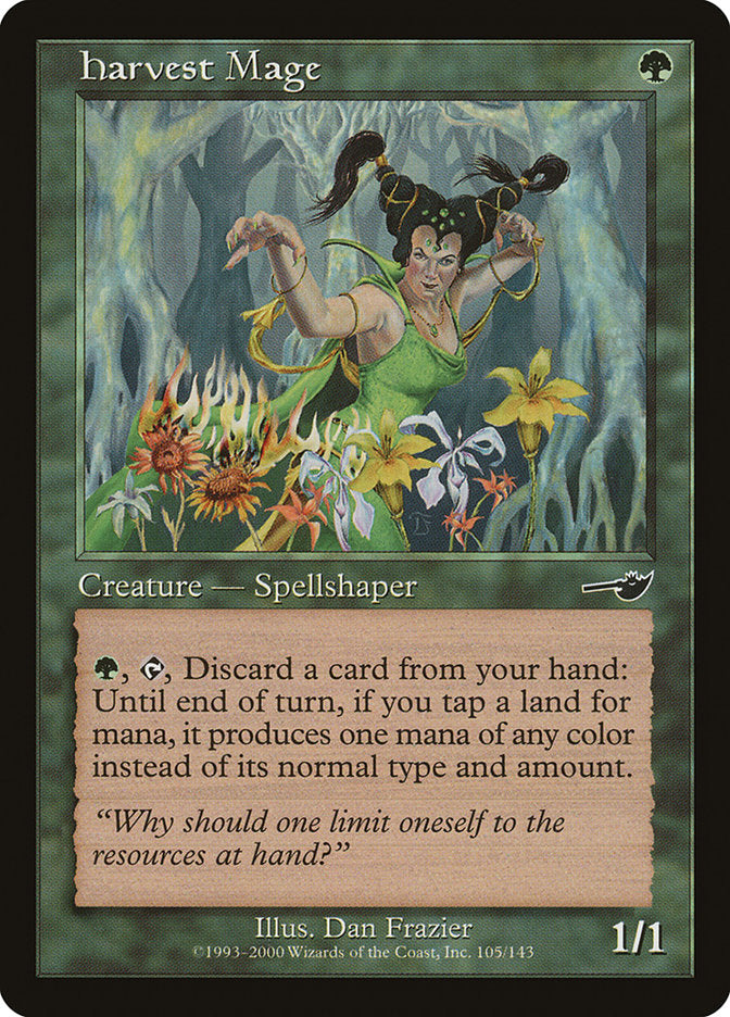 Harvest Mage [Nemesis] MTG Single Magic: The Gathering    | Red Claw Gaming