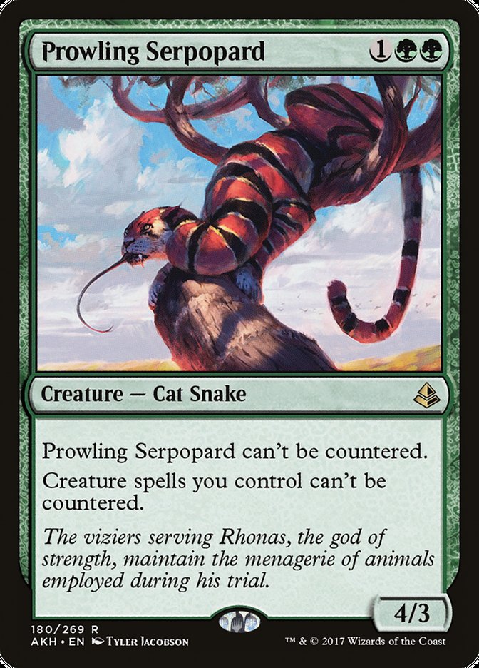 Prowling Serpopard [Amonkhet] MTG Single Magic: The Gathering    | Red Claw Gaming