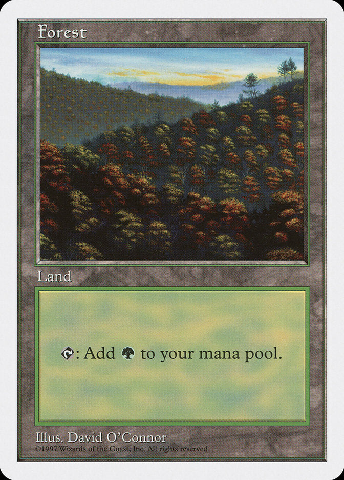 Forest (448) [Fifth Edition] MTG Single Magic: The Gathering    | Red Claw Gaming