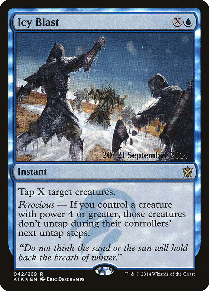 Icy Blast [Khans of Tarkir Prerelease Promos] MTG Single Magic: The Gathering    | Red Claw Gaming