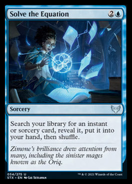 Solve the Equation [Strixhaven: School of Mages] MTG Single Magic: The Gathering    | Red Claw Gaming