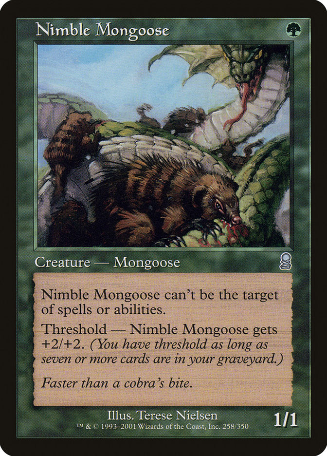 Nimble Mongoose [Odyssey] MTG Single Magic: The Gathering    | Red Claw Gaming