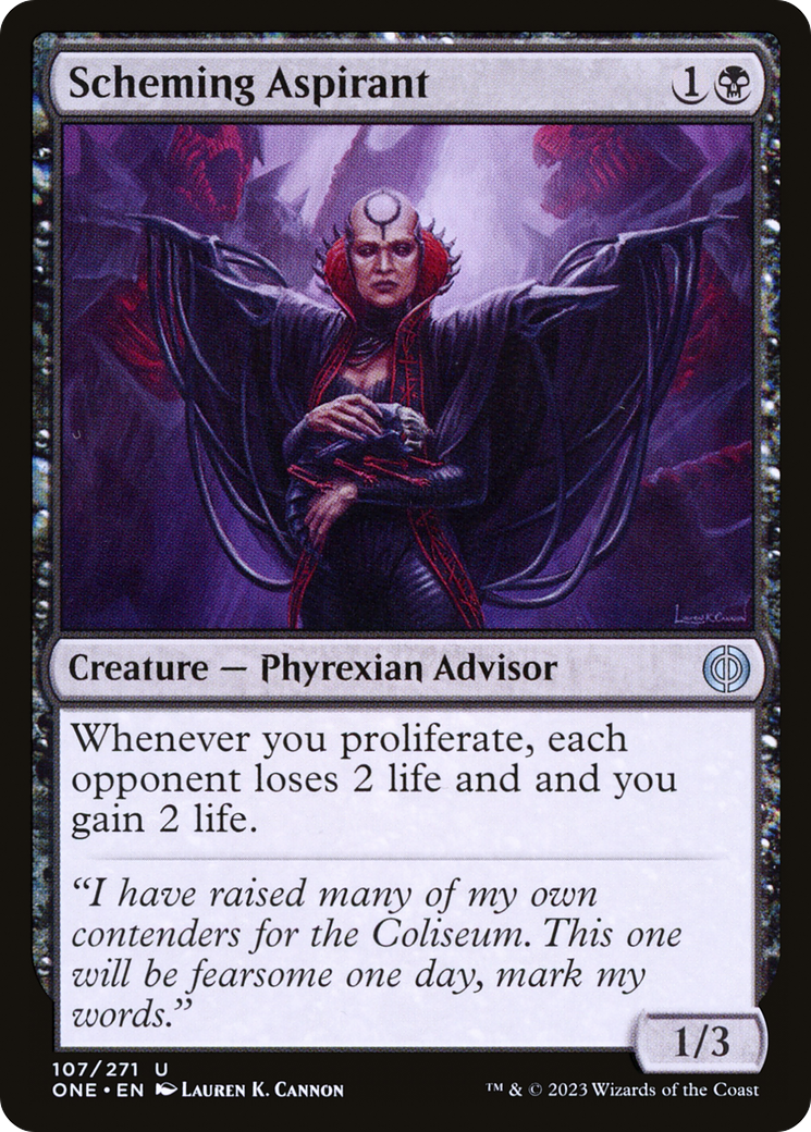 Scheming Aspirant [Phyrexia: All Will Be One] MTG Single Magic: The Gathering    | Red Claw Gaming