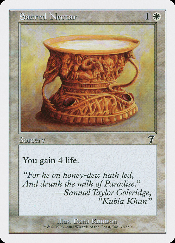 Sacred Nectar [Seventh Edition] MTG Single Magic: The Gathering    | Red Claw Gaming