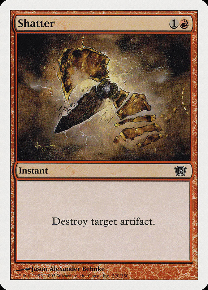 Shatter [Eighth Edition] MTG Single Magic: The Gathering    | Red Claw Gaming