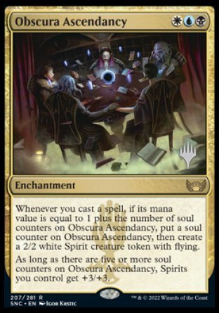 Obscura Ascendancy (Promo Pack) [Streets of New Capenna Promos] MTG Single Magic: The Gathering    | Red Claw Gaming