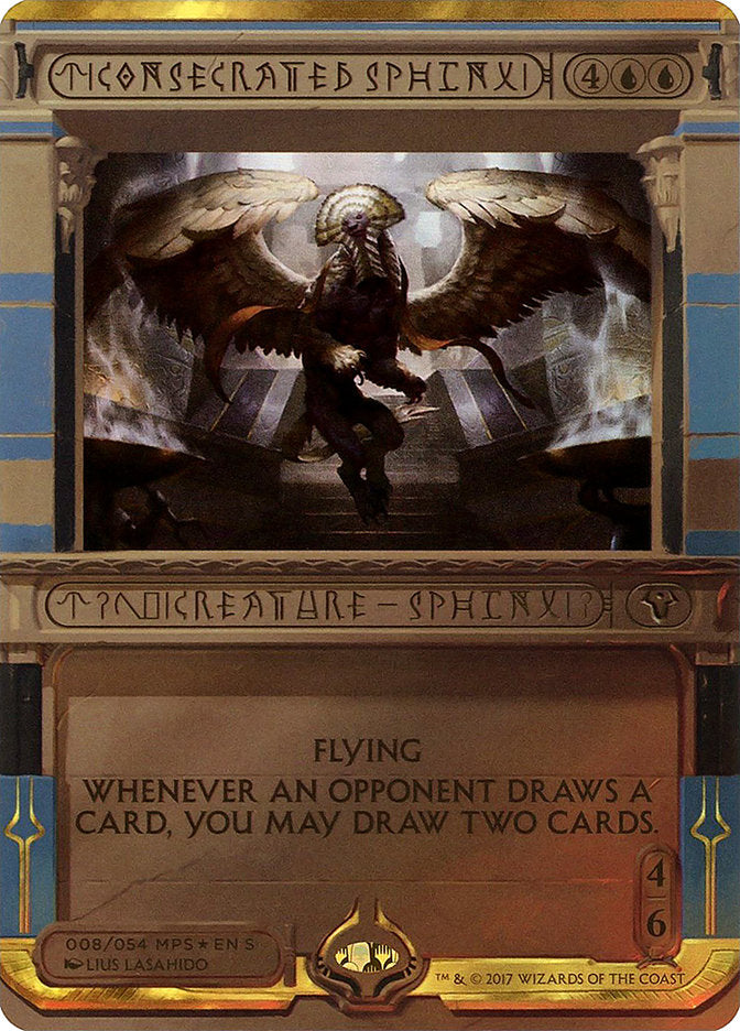 Consecrated Sphinx (Invocation) [Amonkhet Invocations] MTG Single Magic: The Gathering    | Red Claw Gaming