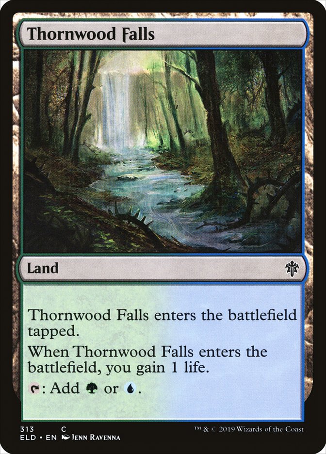 Thornwood Falls [Throne of Eldraine] MTG Single Magic: The Gathering    | Red Claw Gaming