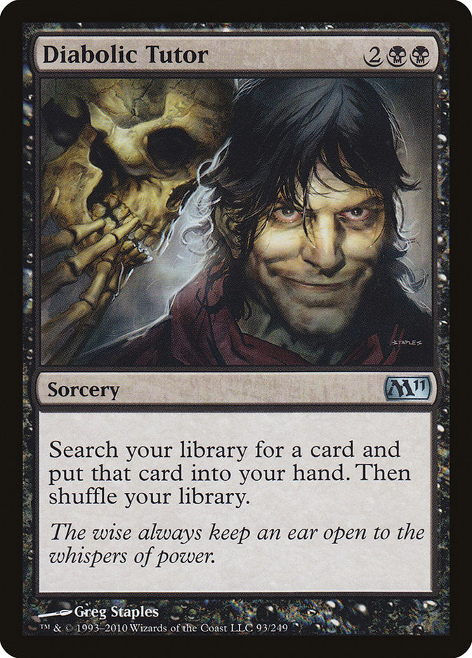 Diabolic Tutor [Magic 2011] MTG Single Magic: The Gathering    | Red Claw Gaming