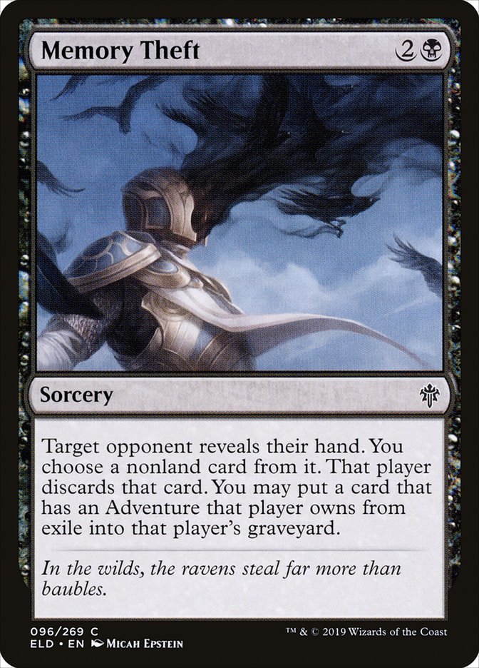 Memory Theft [Throne of Eldraine] MTG Single Magic: The Gathering    | Red Claw Gaming