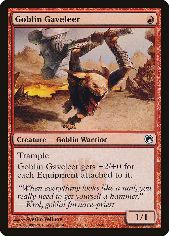 Goblin Gaveleer [Scars of Mirrodin] MTG Single Magic: The Gathering    | Red Claw Gaming
