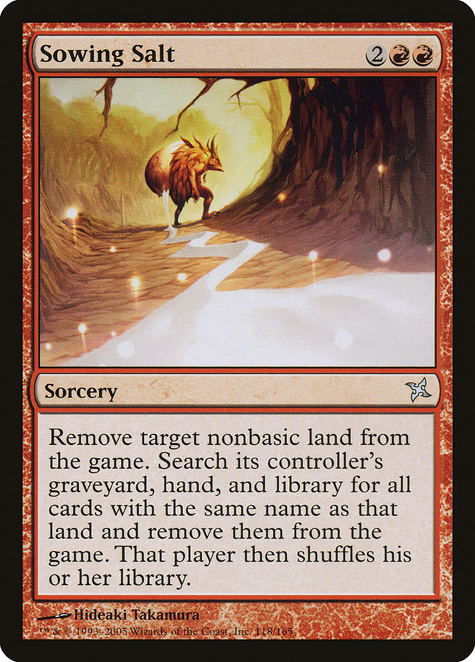 Sowing Salt [Betrayers of Kamigawa] MTG Single Magic: The Gathering    | Red Claw Gaming