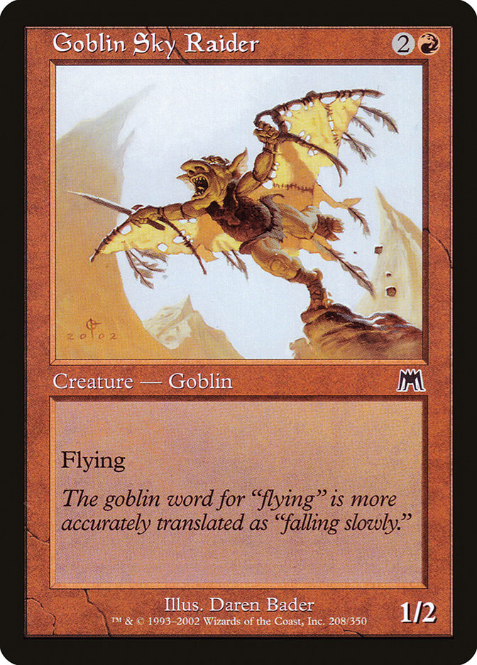 Goblin Sky Raider [Onslaught] MTG Single Magic: The Gathering    | Red Claw Gaming