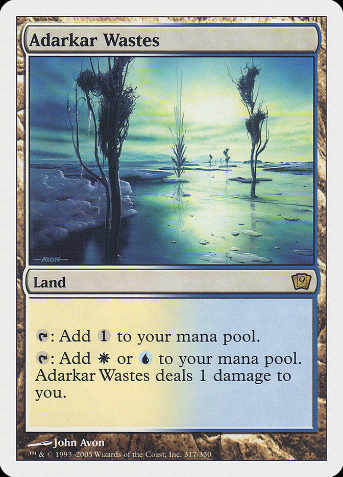 Adarkar Wastes [Ninth Edition] MTG Single Magic: The Gathering    | Red Claw Gaming