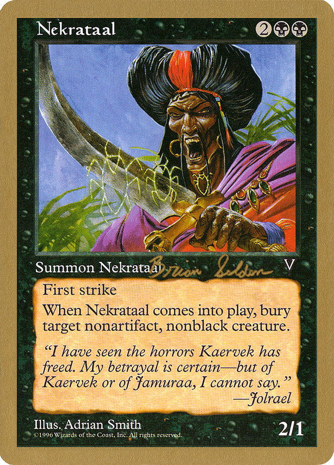 Nekrataal (Brian Selden) [World Championship Decks 1998] MTG Single Magic: The Gathering    | Red Claw Gaming