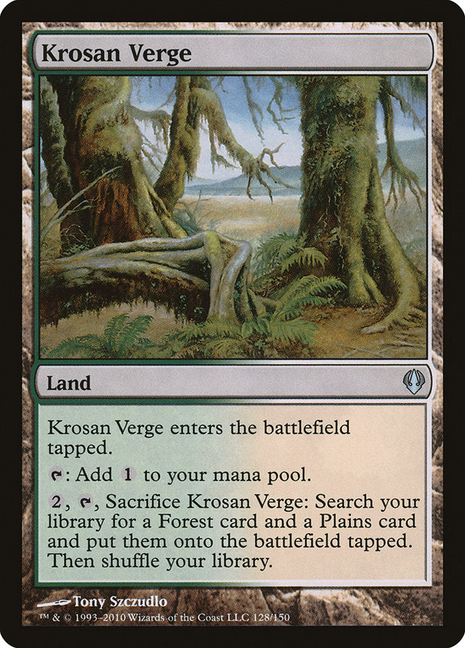 Krosan Verge [Archenemy] MTG Single Magic: The Gathering    | Red Claw Gaming