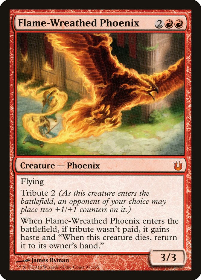 Flame-Wreathed Phoenix [Born of the Gods] MTG Single Magic: The Gathering    | Red Claw Gaming