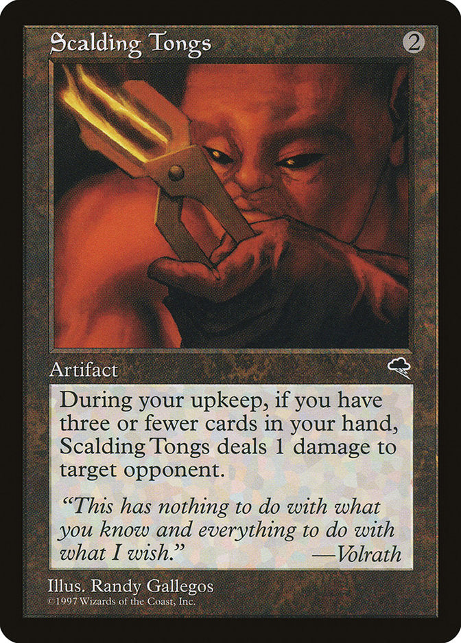 Scalding Tongs [Tempest] MTG Single Magic: The Gathering    | Red Claw Gaming