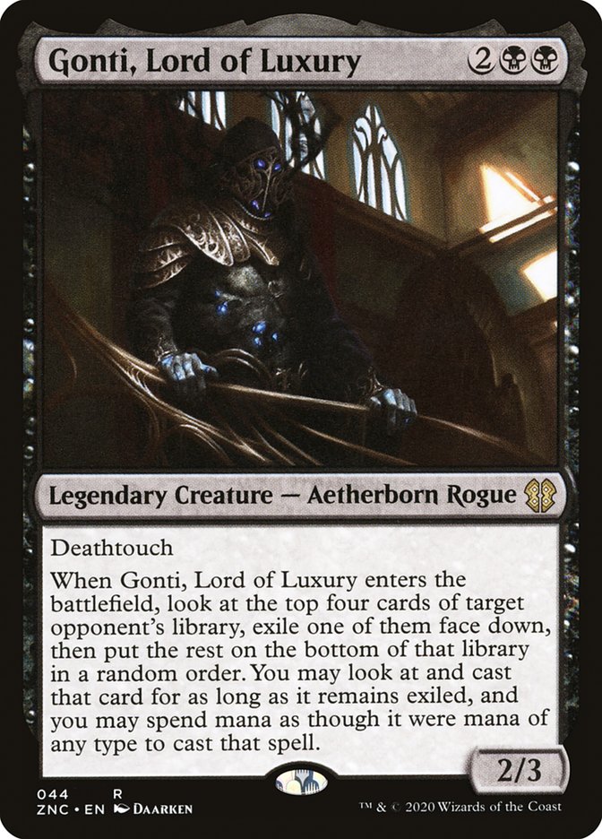 Gonti, Lord of Luxury [Zendikar Rising Commander] MTG Single Magic: The Gathering    | Red Claw Gaming