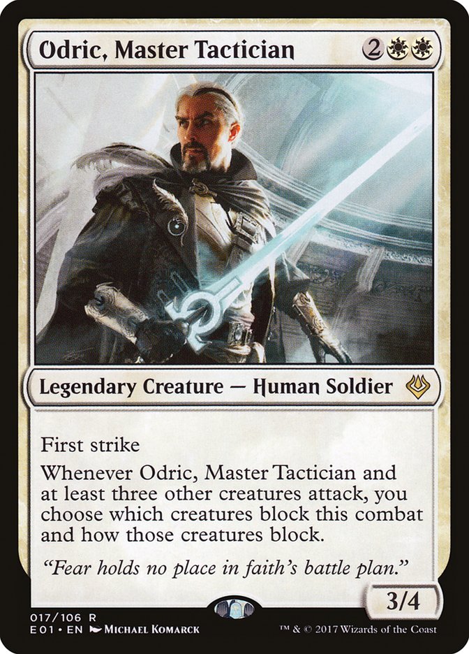 Odric, Master Tactician [Archenemy: Nicol Bolas] MTG Single Magic: The Gathering    | Red Claw Gaming
